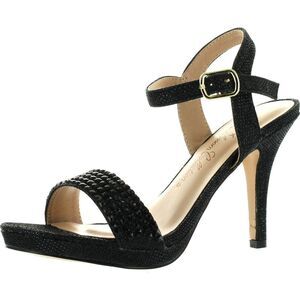 De Blossom Robin-107 Black Womens sandals 5.5 NEW